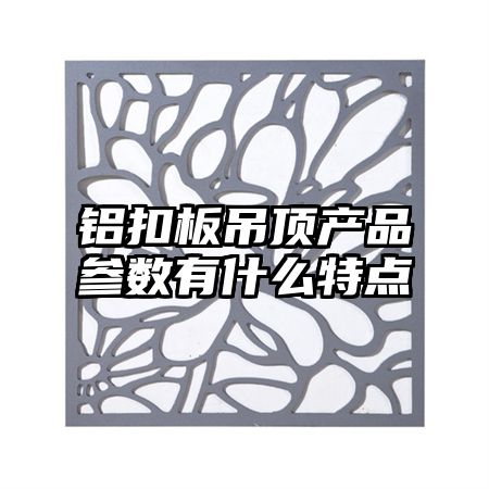 铝扣板吊顶产品参数有什么特点